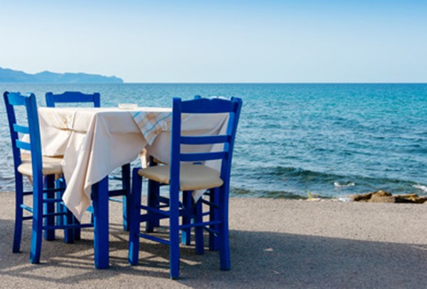 Dinner am Meer